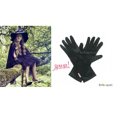 Gants de sorcière Cara - Noir - Accessoire fille