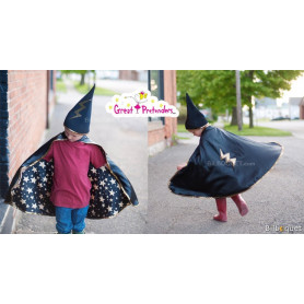 Cape de magicien et chapeau pour les enfants 5-6 ans de Great Pretenders