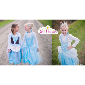 Tablier/robe réversible Cendrillon - 4/7 ans