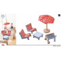 Mobilier pour la terrasse - Accessoires pour maison de poupée Little Friends