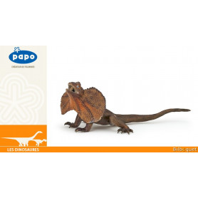 Lézard à collerette - Figurine animal sauvage