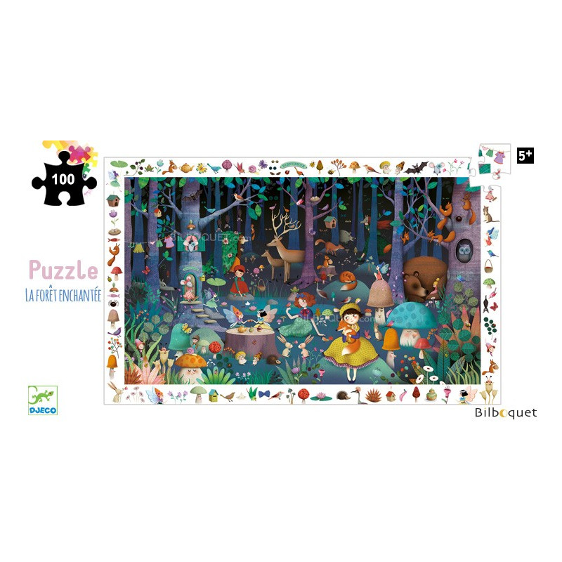 Contes puzzle observation - 54 pièces - Djeco - 4 ans et +