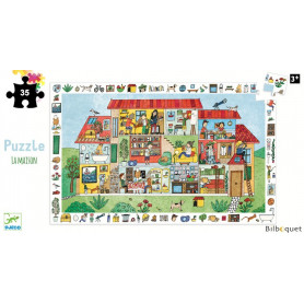 La maison - Puzzle d'observation 35 pièces