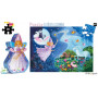 La fée et la licorne - Puzzle Silhouette 36 pièces