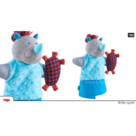 Marionnette à main sonore Hippopotame