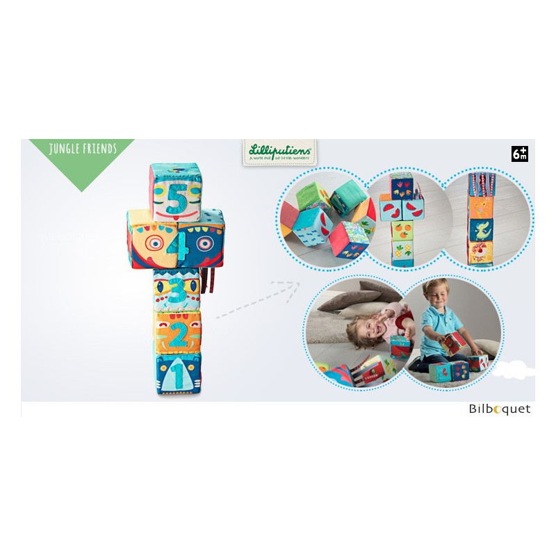 Set Of 6 Cubes Totem Soft Cubes For Toddlers Set Of 6 Cubes Totem Soft Cubes For Toddlers