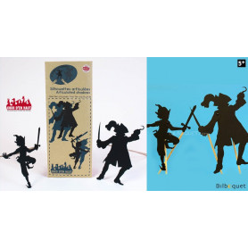 Silhouettes articulées - Peter Pan et le pirate