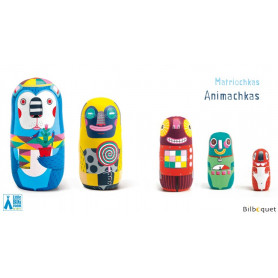 Matriochkas Animachkas - Poupées russes décoratives