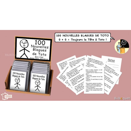Avoir Images 100 Nouvelles Blagues De Toto Jeu Marc Vidal le plus cool par