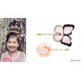 Pinces à cheveux Lise - papillon & rose - 1 paire - Accessoire pour enfants
