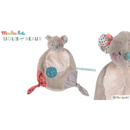 Doudou Attache-tétine - Souris - Les Jolis Trop Beaux