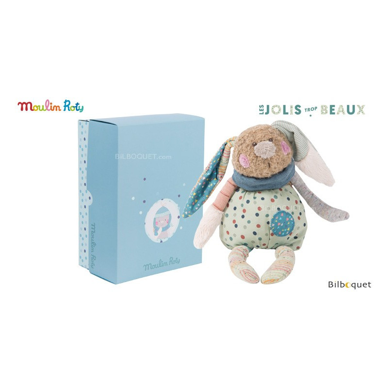 Moulin Roty Les Jolis Pas Beaux Super Soft Rabbit Doll 30cm 