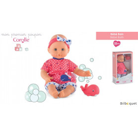 Poupon Bébé Bain Fille - 30cm