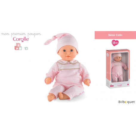 Poupon Bébé Calin Charmeur Pastel - 30cm