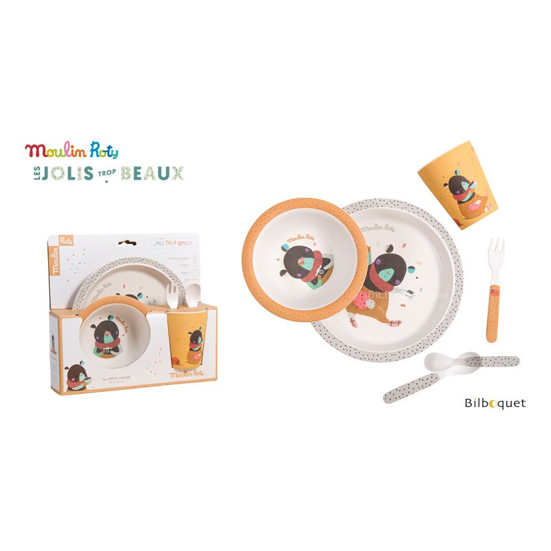 Le Coffret Vaiselle Ocre Jolis Trop Beaux Moulin Roty Le Coffret Vaiselle Ocre Jolis Trop Beaux Moulin Roty