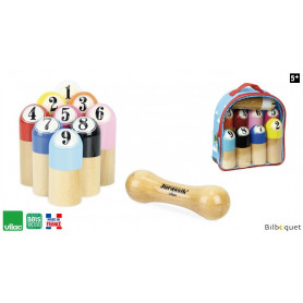 Jurassik' - Jeu de 9 quilles en bois - Jouets Vilac