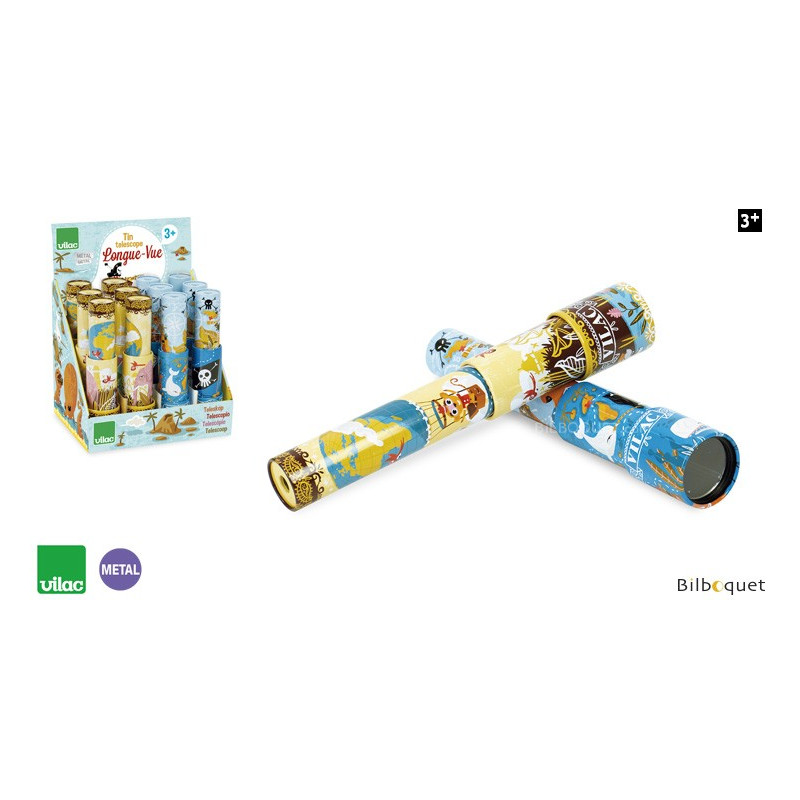 Longue-vue télescopique de pirate - 32 cm - Jour de Fête - Pirate - Thèmes