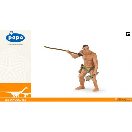Homme préhistorique - Figurine dinosaure Papo