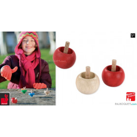 Toupie magique en bois