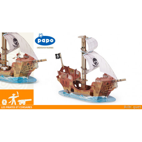 Le bateau pirate - Les pirates et corsaires - Papo