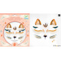 Sticker visage - Tatouage Chat