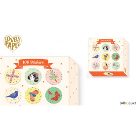 100 Stickers Chichi - Papeterie Djeco