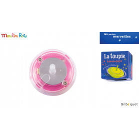 Toupie lumineuse rose - Les petites merveilles