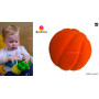 Balle sensorielle - Balle de basket orange - Rubbabu