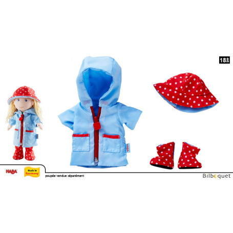 Ensemble de vêtements Temps de pluie - Accessoires pour poupées