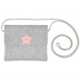 Handbag Bapke, Silver Glitter with star - Girl Accessory