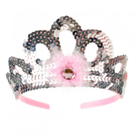 Marielle Silver Crown - Girls Costume Accessory