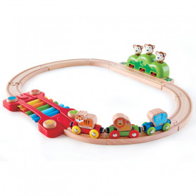 Music and Monkeys Railway - Early Age Wooden Train