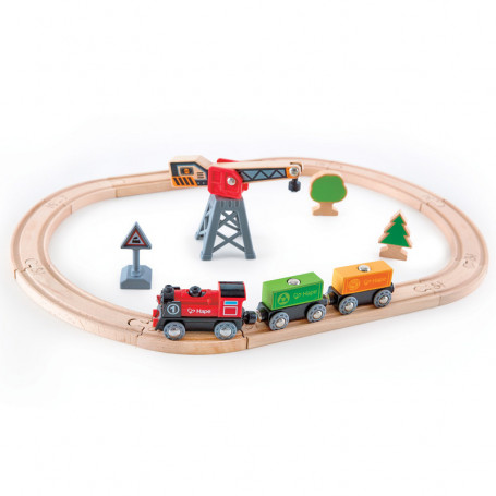 Cargo Delivery Loop - Wooden Train Set