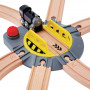 Adjustable Rail Turntable - Accessory for wooden train circuits