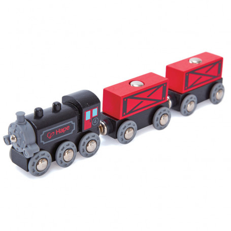 Steam-Era Freight Train - Accessories for wooden train circuits