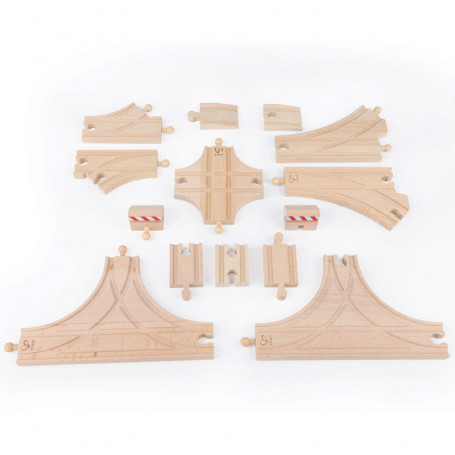 Advanced Track-Building Kit for Train Circuits