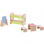 Chambre d'enfant pour deux enfants - Meubles pour maison de poupée Little Friends