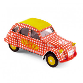 Citroën 2CV 6 Spécial 1980 "Cycliste - Red and White" - Norev Rétro