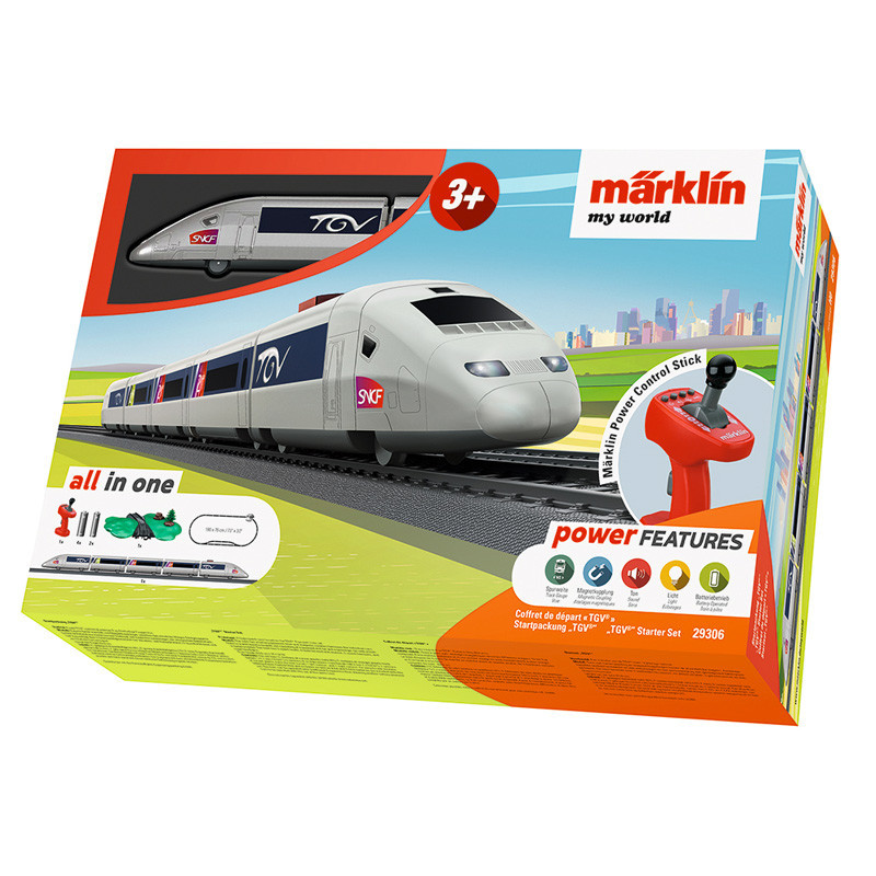 Coffret TGV My World Marklin : King Jouet, Trains et circuits Marklin -  Véhicules, circuits et jouets radiocommandés