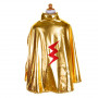 Reversible Wonder Cape red and gold - Costume for Gir