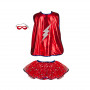 Superhero Skirt Cape and Mask Set - Costume for Gir