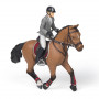 Competition horse with rider - Papo Figurine