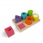 I Wood Shapes & Sounds 6-Block Puzzle