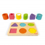 I Wood Shapes & Sounds 6-Block Puzzle