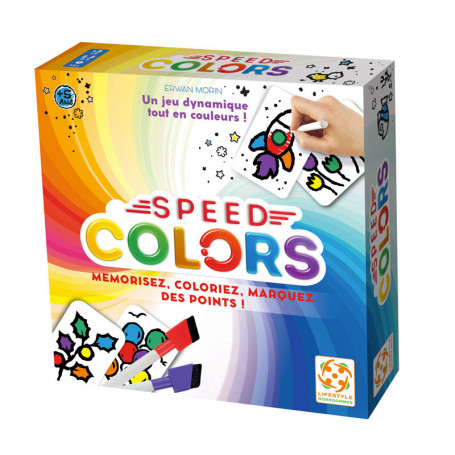 Speed colors - Mémorisez, coloriez, marquez des points !