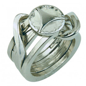 Cast Puzzle metal Ring 2 - Level 5