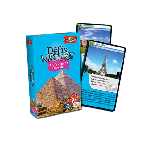 Monuments fabuleux - Défis Nature - Jeu de cartes