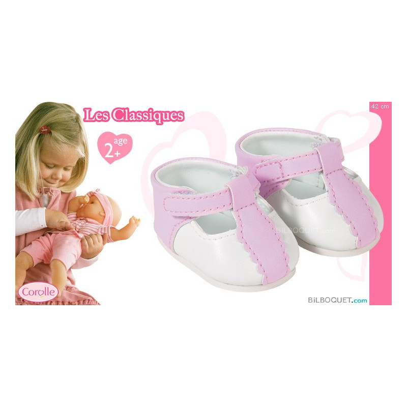 Chaussures classiques brunes pour Poupée Little Darling