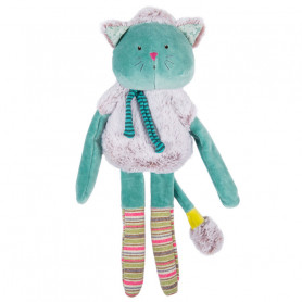 Baby comforter blue cat