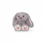 Peluche Lapin Gris 22 cm